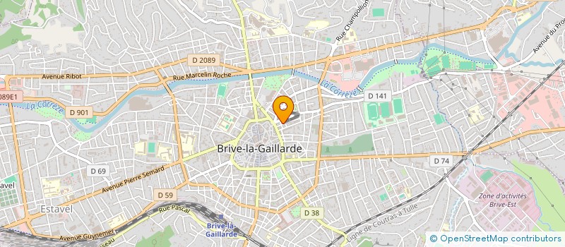 localisation de l'entreprise LAMARTINE 30  BRIVE-LA-GAILLARDE