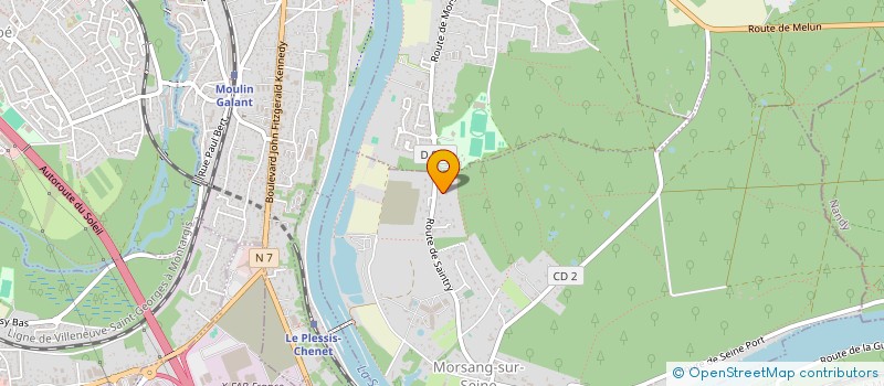 localisation de l'entreprise LAMARTINE  MORSANG-SUR-SEINE