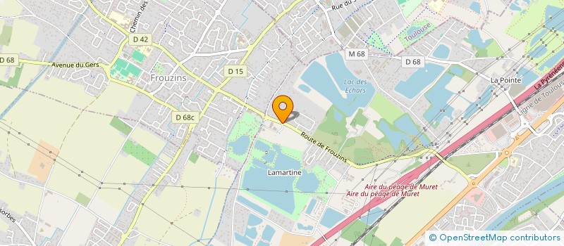 localisation de l'entreprise LAMARTINE  ROQUES