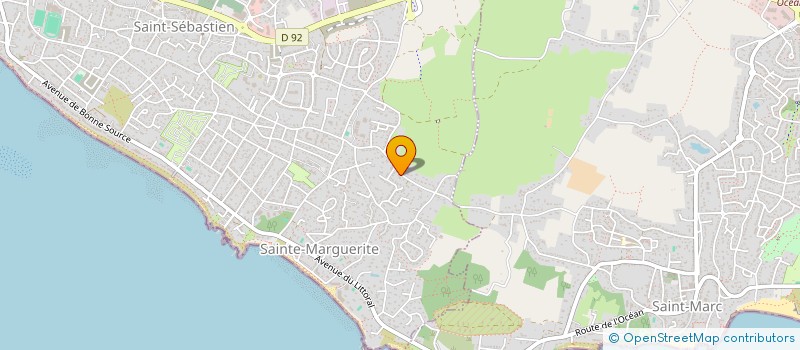 localisation de l'entreprise LAMARTINE à PORNICHET