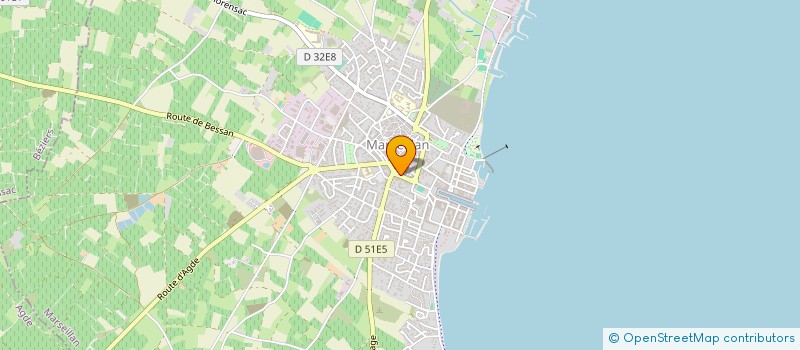 localisation de l'entreprise LAMARTINE à MARSEILLAN