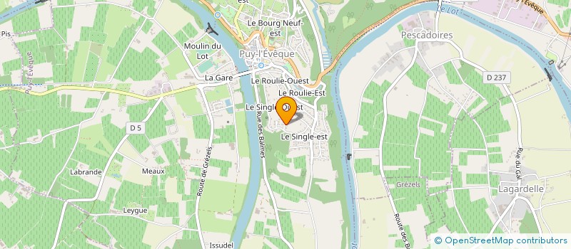 localisation de l'entreprise LAMARTINE  SOTURAC