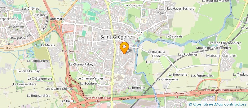 localisation de l'entreprise LAMARTINE  SAINT-GREGOIRE