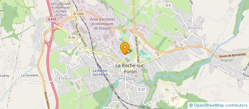 localisation de l'entreprise LAMARTINE  LA ROCHE-SUR-FORON