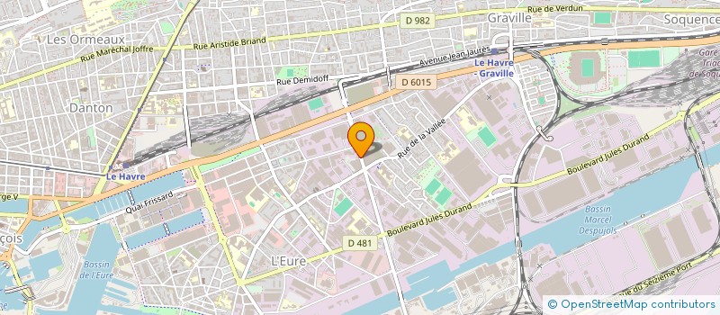 localisation de l'entreprise LAMARTINE AUTOMOBILES à LE HAVRE