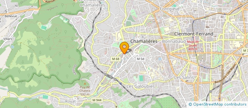 localisation de l'entreprise LAMARTINE CGP à CHAMALIERES