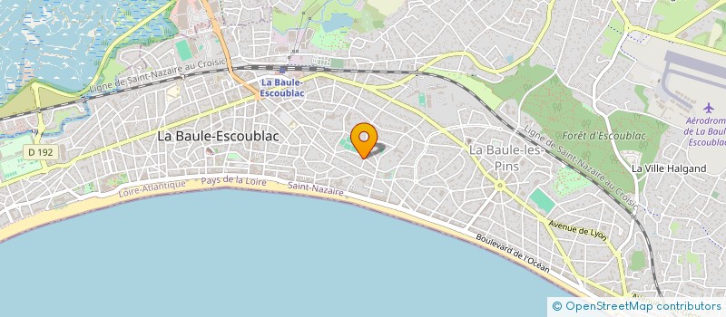 localisation de l'entreprise LAMARTINE & CO  LA BAULE-ESCOUBLAC