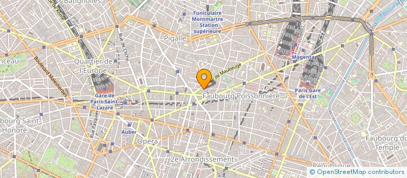 localisation de l'entreprise LAMARTINE FOOD  PARIS