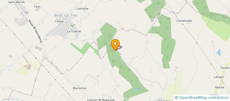 localisation de l'entreprise LAMARTINE SERVICES  GONTAUD-DE-NOGARET