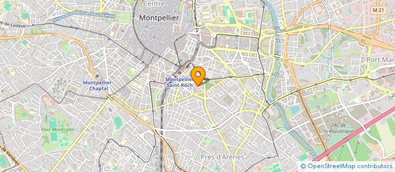 localisation de l'entreprise LAMARYANNE à MONTPELLIER