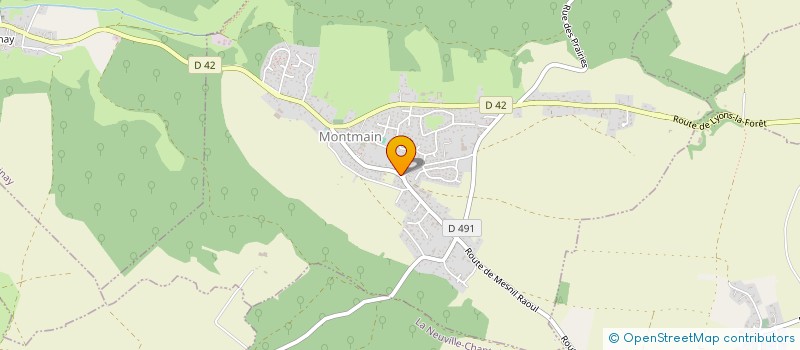 localisation de l'entreprise LAMASURE  MONTMAIN