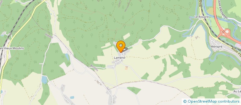 localisation de l'entreprise LAMAT88  HADOL