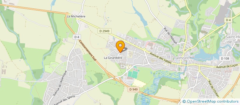 localisation de l'entreprise LAMATH  TALMONT-SAINT-HILAIRE