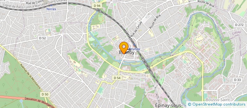 localisation de l'entreprise LAMATHOR  BRUNOY