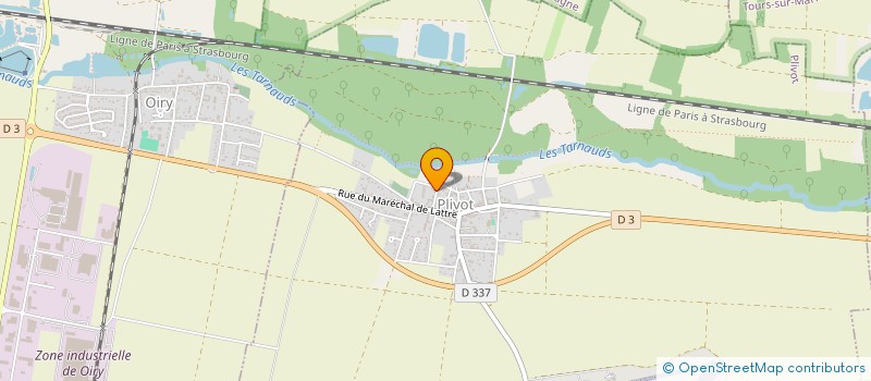 localisation de l'entreprise LAMAUBAN  LE MESNIL SUR OGER