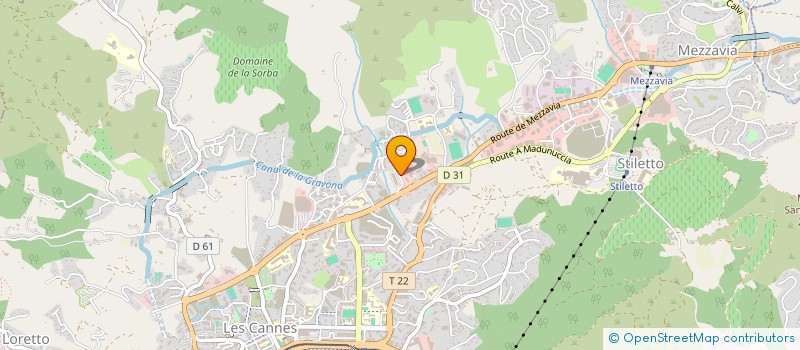 localisation de l'entreprise LAMAVI  AJACCIO