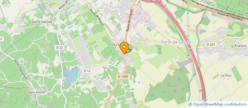 localisation de l'entreprise LAMAX  PORTE-DE-SAVOIE