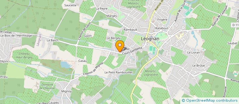 localisation de l'entreprise LAMAXIPOSE  LEOGNAN