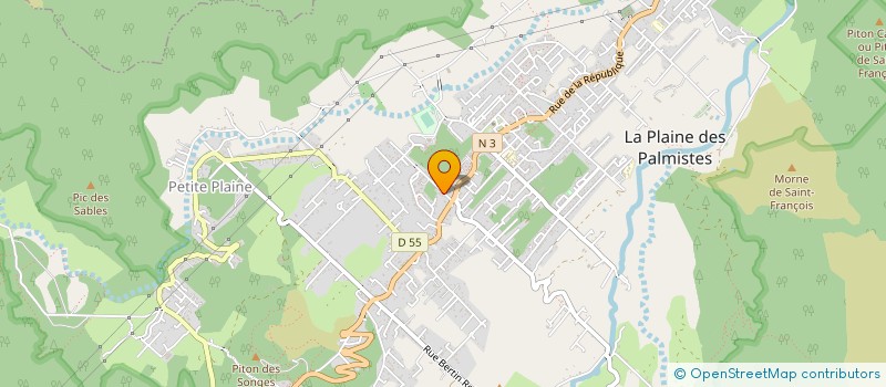 localisation de l'entreprise LAMAYAZ  LA PLAINE-DES-PALMISTES