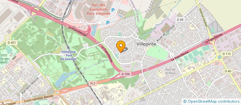 localisation de l'entreprise LAMAYOR à VILLEPINTE