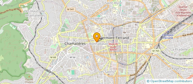 localisation de l'entreprise LAMAZERE GESTION PRIVEE  CLERMONT-FERRAND