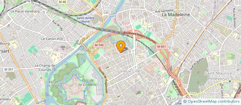 localisation de l'entreprise LAMAZONE à LILLE