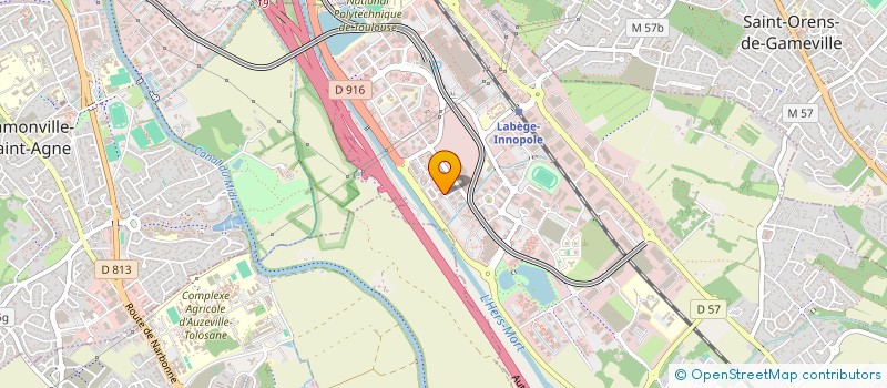 localisation de l'entreprise LAMB  LABEGE