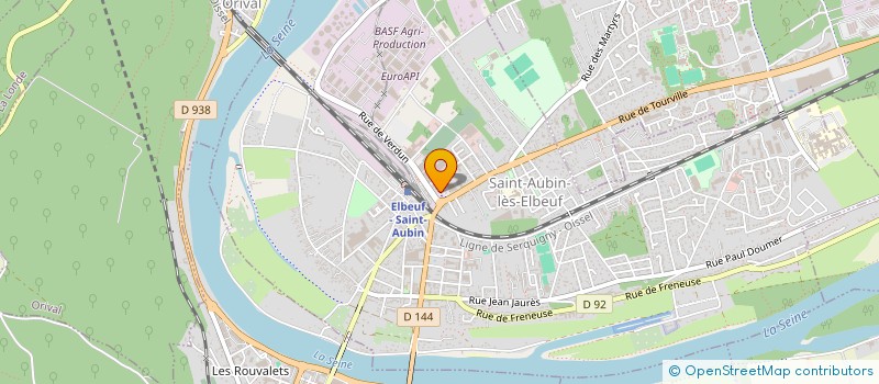 localisation de l'entreprise LAMB COIFF  SAINT-AUBIN-LES-ELBEUF