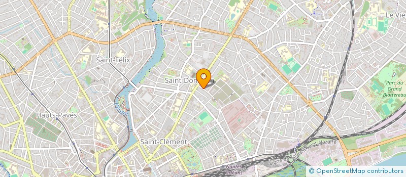 localisation de l'entreprise LAMB TEAM à NANTES