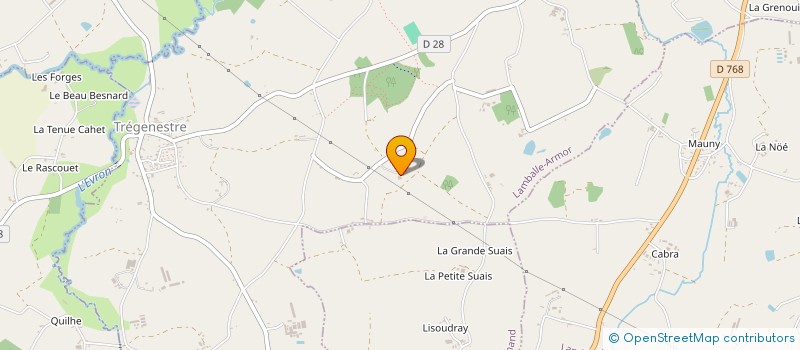 localisation de l'entreprise LAMBAL' CAVAL à LAMBALLE-ARMOR