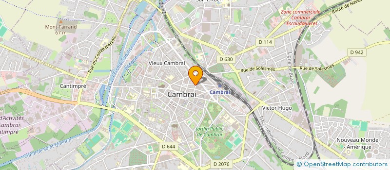 localisation de l'entreprise LAMBALIEU IMMO à CAMBRAI