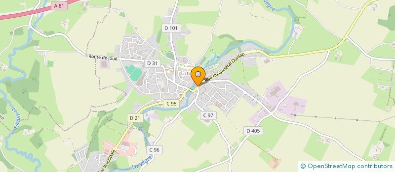 localisation de l'entreprise LAMBALLE à LOUE