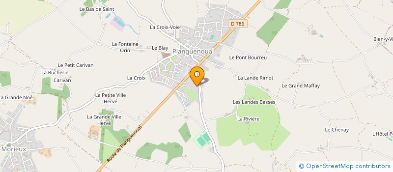 localisation de l'entreprise LAMBALLE BADMINTON CLUB à LAMBALLE-ARMOR