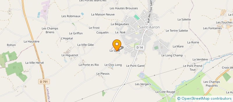 localisation de l'entreprise LAMBALLE VOLLEY BALL à LAMBALLE-ARMOR