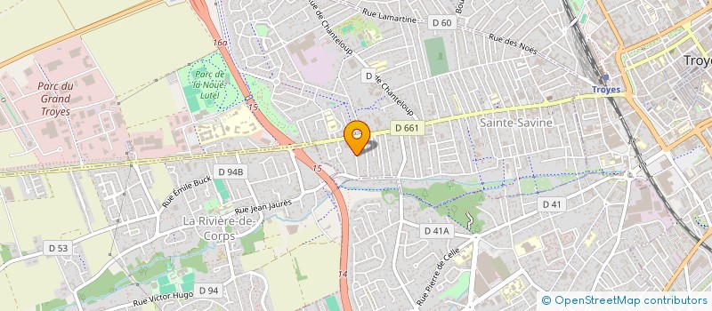 localisation de l'entreprise LAMBAULET  SAINTE-SAVINE