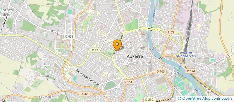 localisation de l'entreprise LAMBDA à AUXERRE