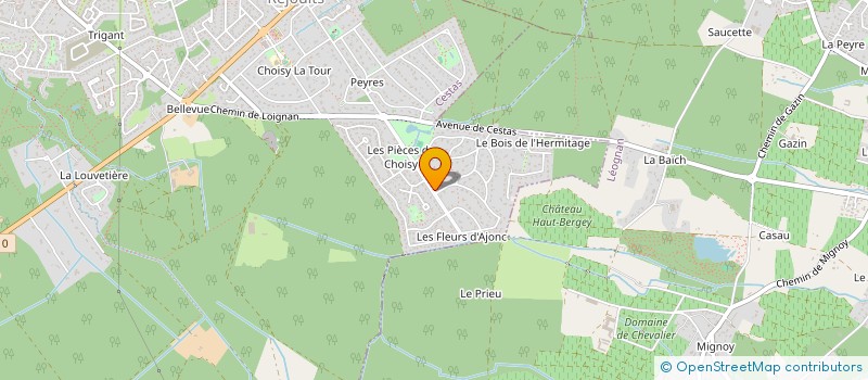 localisation de l'entreprise LAMBDA  CESTAS