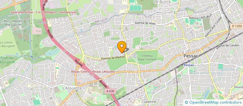 localisation de l'entreprise LAMBDA CONSTRUCTION  PESSAC