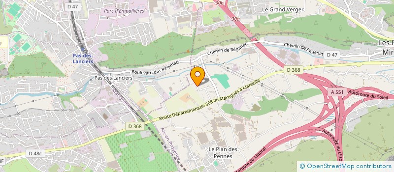 localisation de l'entreprise LAMBDA HOLDINGS à LES PENNES-MIRABEAU