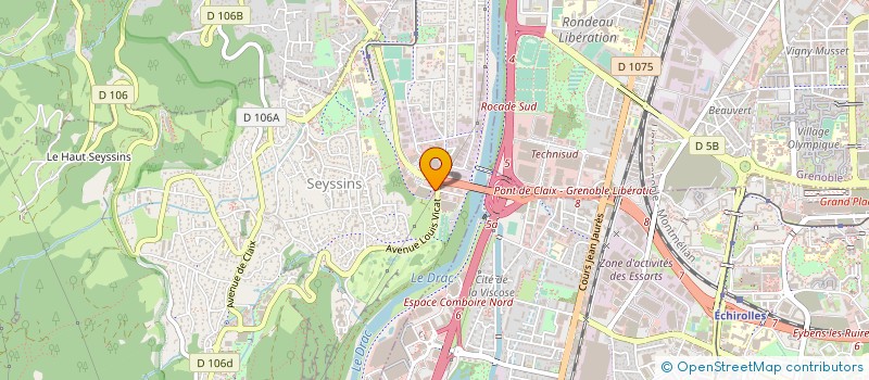 localisation de l'entreprise LAMBDA ISOLATION à SEYSSINS