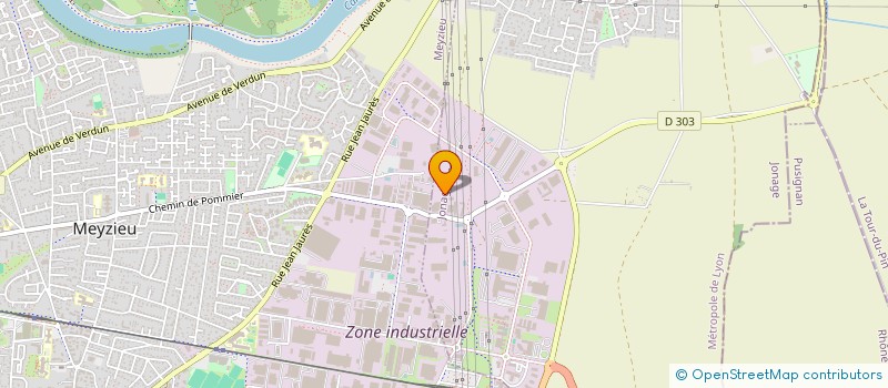 localisation de l'entreprise LAMBDA K  JONAGE