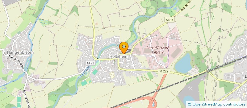 localisation de l'entreprise LAMBDA PRODUCTIONS  HOLTZHEIM