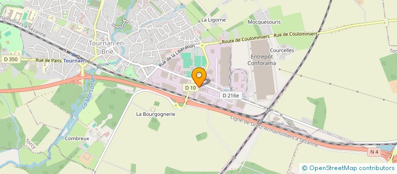 localisation de l'entreprise LAMBDA TECHNOLOGIE  TOURNAN-EN-BRIE