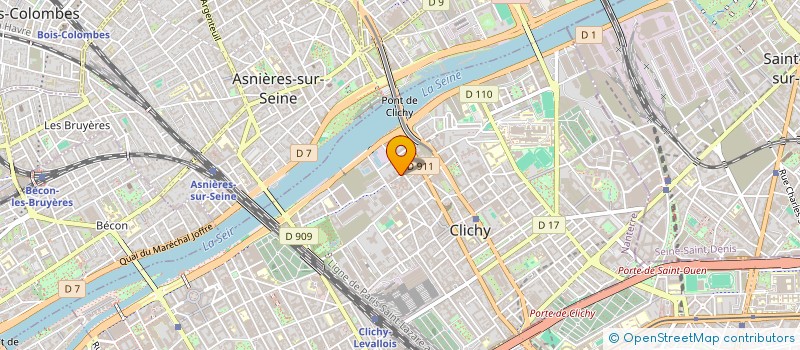localisation de l'entreprise LAMBDAWARE à CLICHY