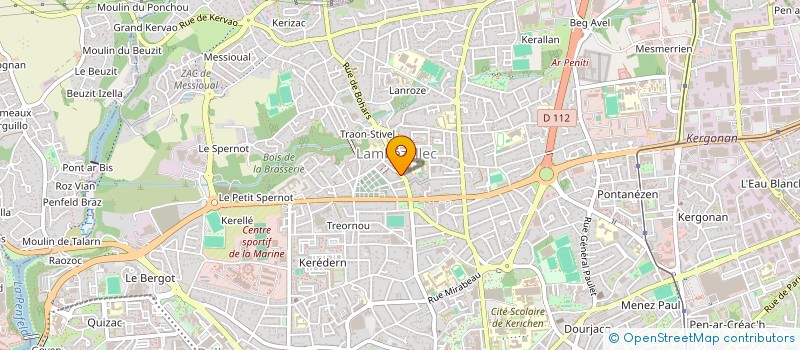 localisation de l'entreprise LAMBE CONDUITE à BREST