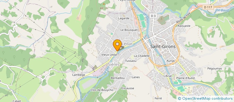 localisation de l'entreprise LAMBEGE à SAINT-GIRONS