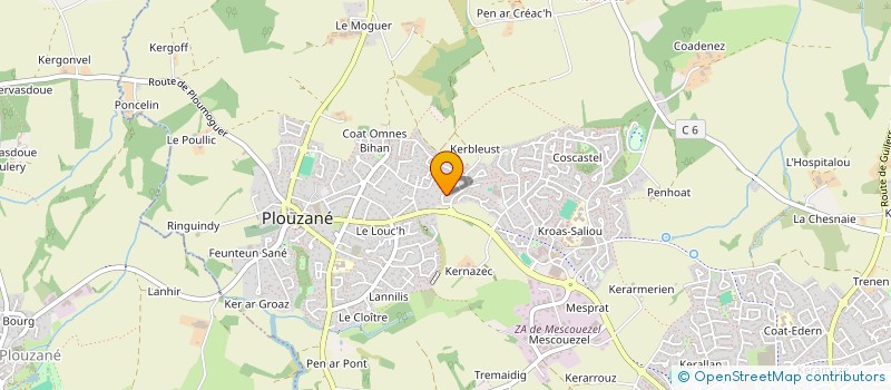 localisation de l'entreprise LAMBEINVEST  PLOUZANE