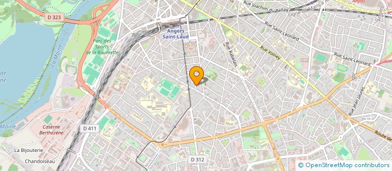 localisation de l'entreprise LAMBELANGE à ANGERS