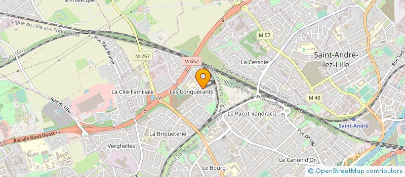 localisation de l'entreprise LAMBERSART TAEKWONDO CLUB à LAMBERSART