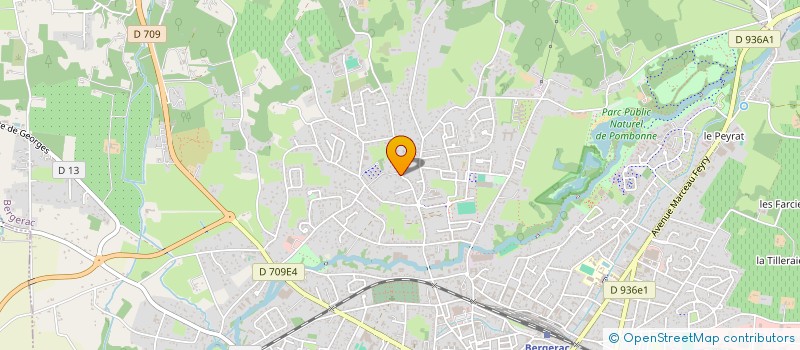 localisation de l'entreprise LAMBERT à BERGERAC